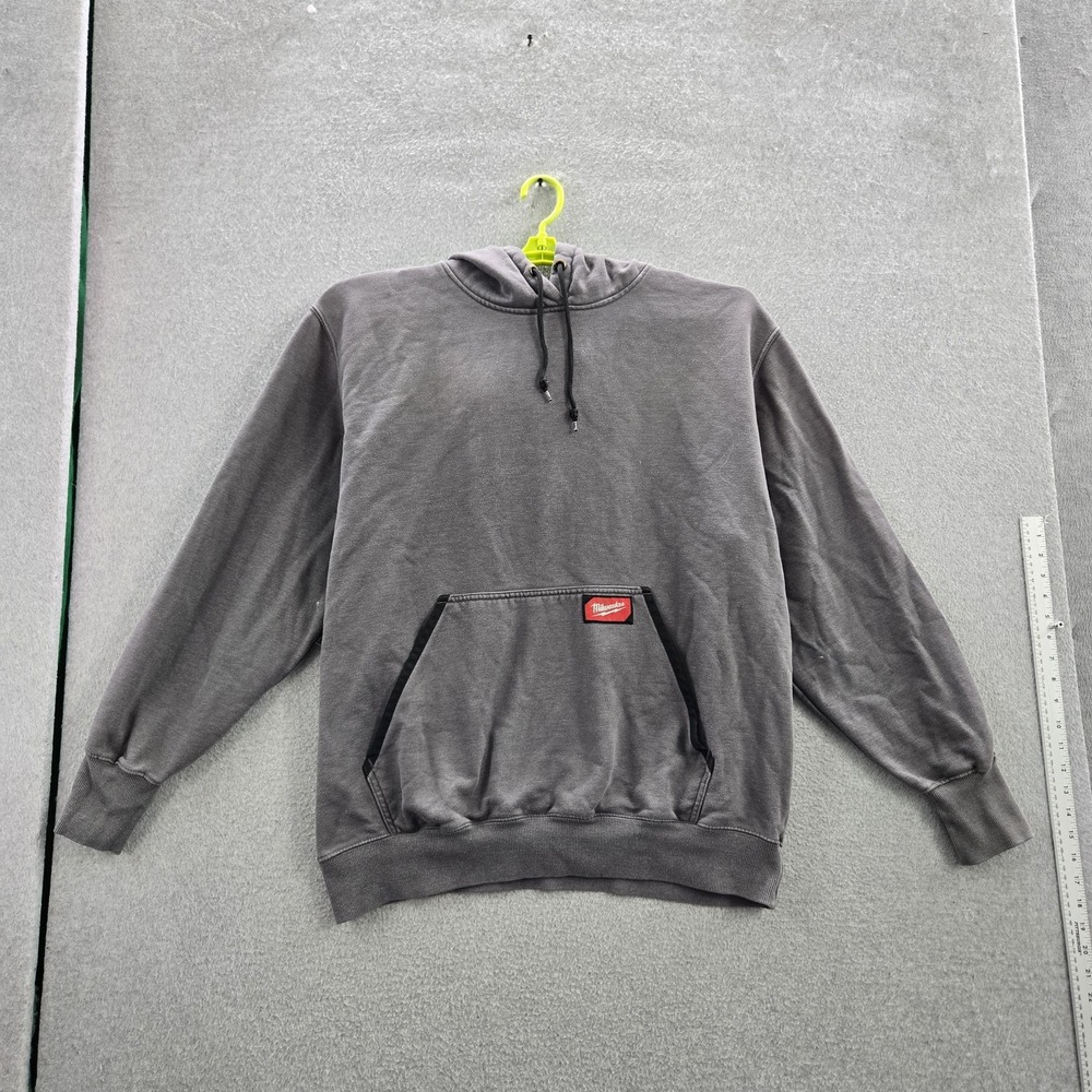 Milwaukee Men Hoodie XL Gray‎ Logo Long Sleeve